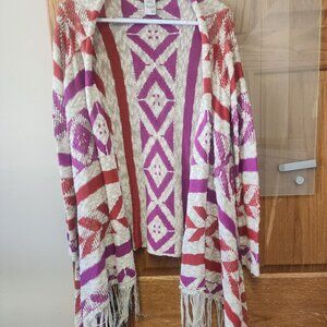 American Rag size xs frindge cardigan